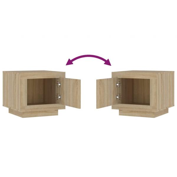 Couchtisch Sonoma-Eiche 51x50x45 cm Holzwerkstoff