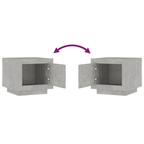 Couchtisch Betongrau 51x50x45 cm Holzwerkstoff