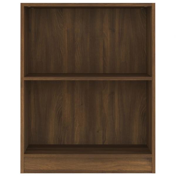 Bücherregal Braun Eichen-Optik 60x24x76 cm Holzwerkstoff