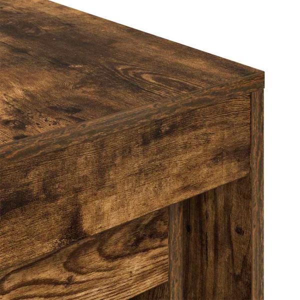 Satztische 3 Stk. Räuchereiche Holzwerkstoff