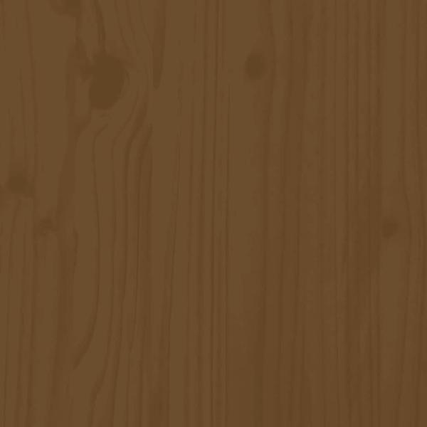 Kopfteil Honigbraun 106x4x100 cm Massivholz Kiefer