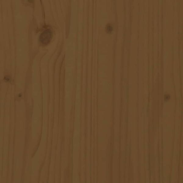 Kopfteil Honigbraun 166x4x100 cm Massivholz Kiefer