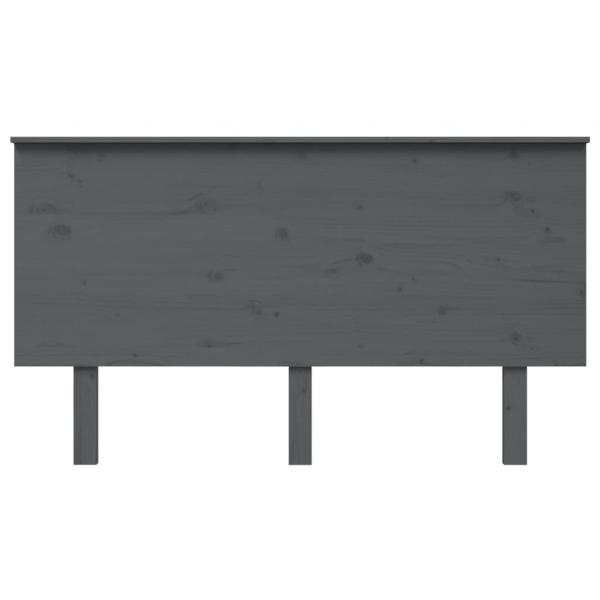 Kopfteil Grau 144x6x82,5 Massivholz Kiefer