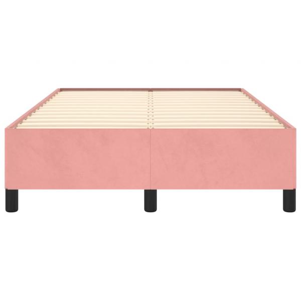 Bettgestell Rosa 120x200 cm Samt