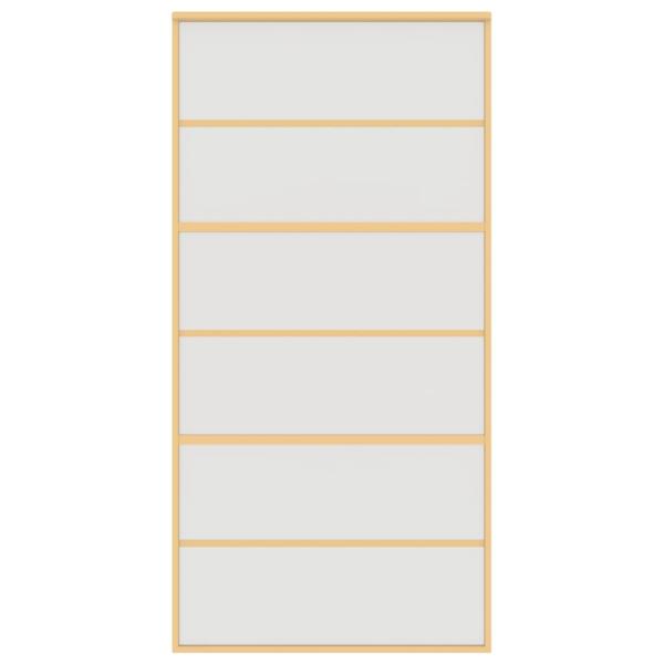 Schiebetür Golden 102,5x205 cm Matt ESG-Glas und Aluminium