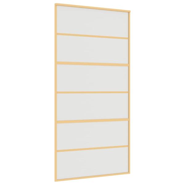 Schiebetür Golden 102,5x205 cm Matt ESG-Glas und Aluminium