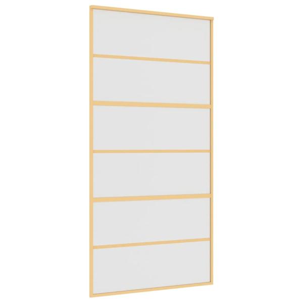 Schiebetür Golden 102,5x205 cm Matt ESG-Glas und Aluminium