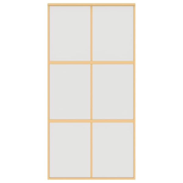 Schiebetür Golden 102,5x205 cm Matt ESG-Glas und Aluminium