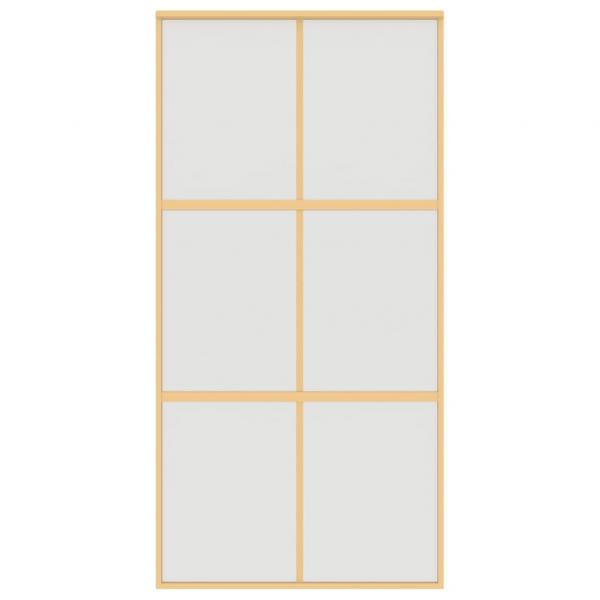 Schiebetür Golden 102,5x205 cm Matt ESG-Glas und Aluminium