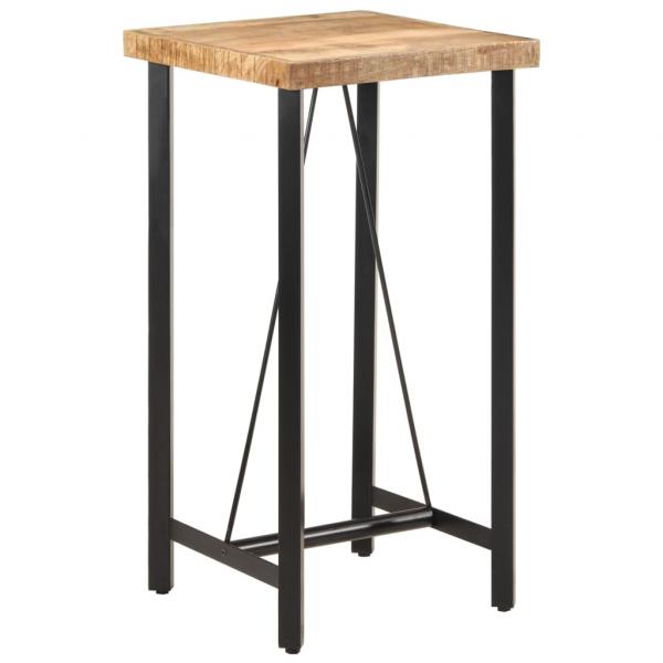 ARDEBO.de - Bartisch 55x55x107 cm Massivholz Mango und Eisen