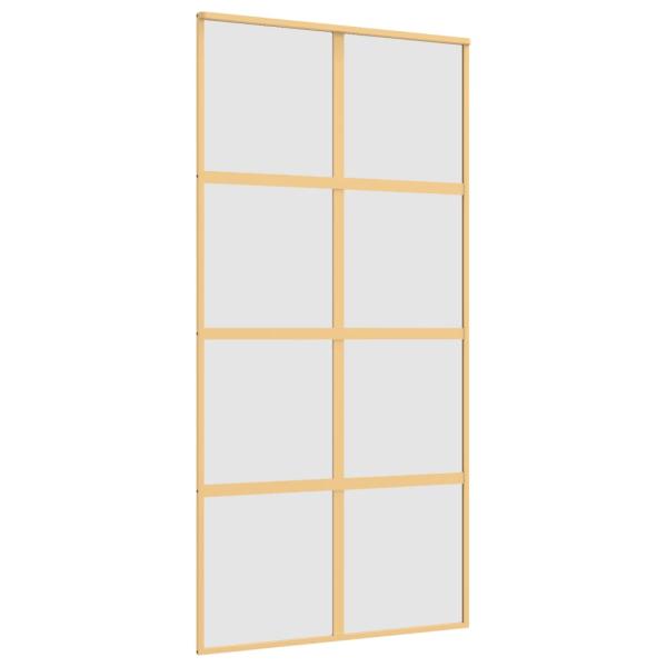 Schiebetür Golden 102,5x205 cm Matt ESG-Glas und Aluminium