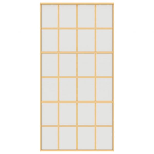 Schiebetür Golden 102,5x205 cm Matt ESG-Glas und Aluminium