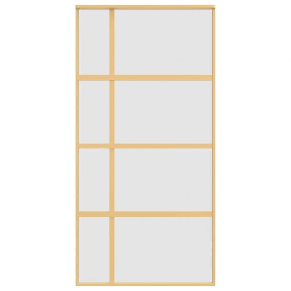 Schiebetür Golden 102,5x205 cm Matt ESG-Glas und Aluminium
