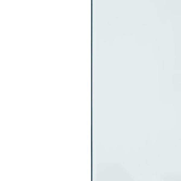 Kaminofen Glasplatte Rechteckig 80x50 cm
