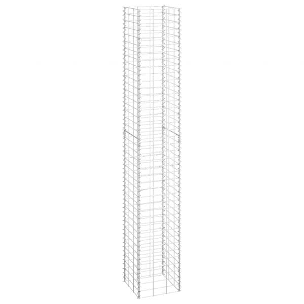 Gabionen-Hochbeete 3 Stk. 30x30x200 cm Eisen