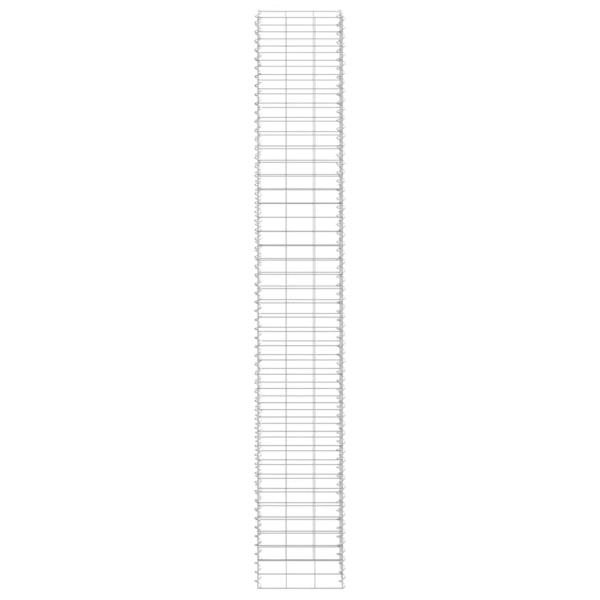 Gabionen-Hochbeete 3 Stk. 30x30x200 cm Eisen