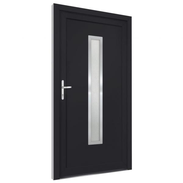 Haustür Anthrazit 108x208 cm PVC