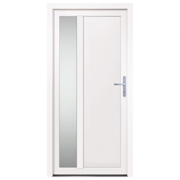 Haustür Weiß 98x200 cm PVC