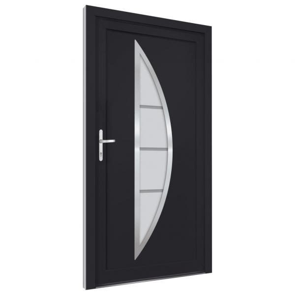 Haustür Anthrazit 108x208 cm PVC