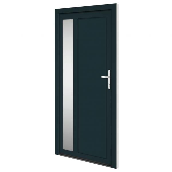 Haustür Anthrazit 108x208 cm PVC