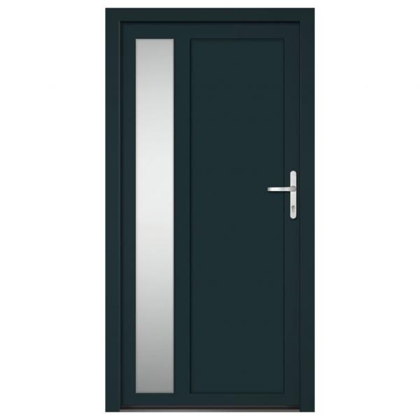 Haustür Anthrazit 108x208 cm PVC