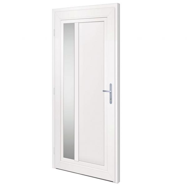 Haustür Anthrazit 98x208 cm PVC