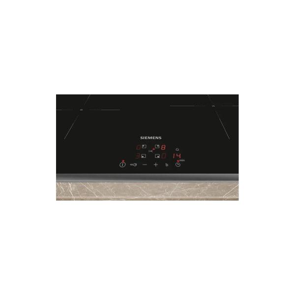 Siemens EH645BEB6E iQ100 Autarkes Induktionskochfeld, Glaskeramik, 58,3 cm breit, 17 Leistungsstufen, Touchcontrol, powerBoost, schwarz