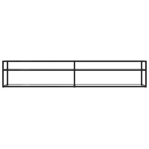 TV-Schrank Transparent 220x40x40,5 cm Hartglas