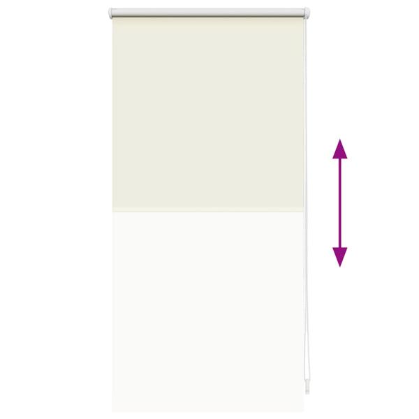 Verdunklungsrollo Verdunkelungsrollo 40 x 100 Creme