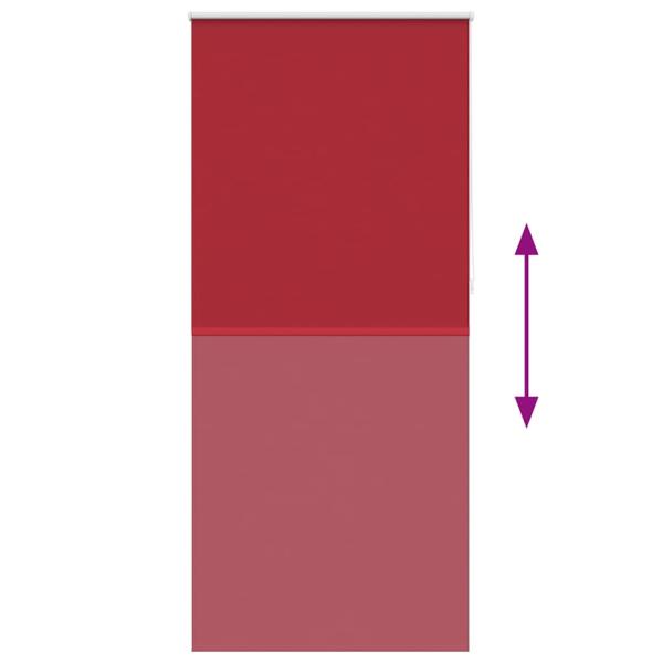 Verdunkelungsrollo 80 x 230 cm rot