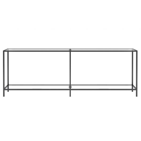 Konsolentisch Transparent 220x35x75,5 cm Hartglas
