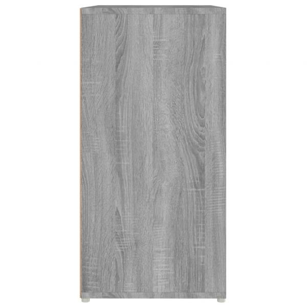 Schuhschrank Grau Sonoma 60x35x70 cm Holzwerkstoff