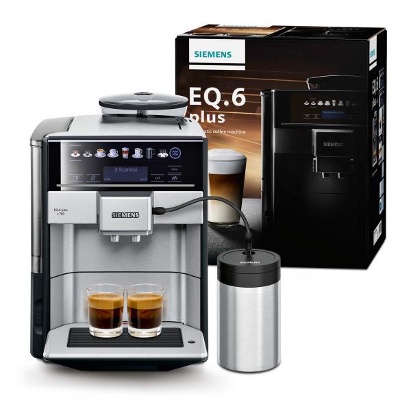 Siemens TE657M03DE Kaffeevollautomat (plus s700) EQ.6 Edelstahl/schwarz