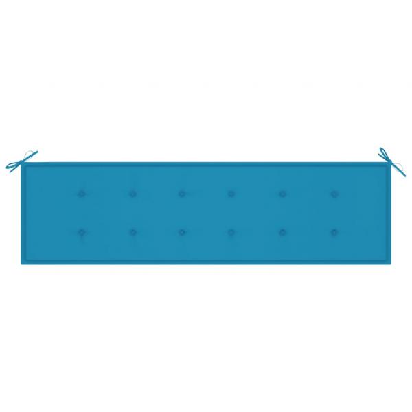 Gartenbank-Auflage Blau 180x50x3 cm Oxford-Gewebe