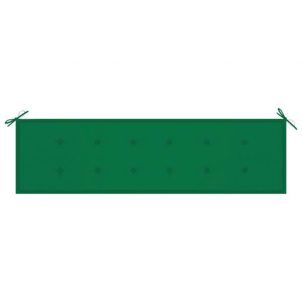 Gartenbank-Auflage Grün 180x50x3 cm Oxford-Gewebe