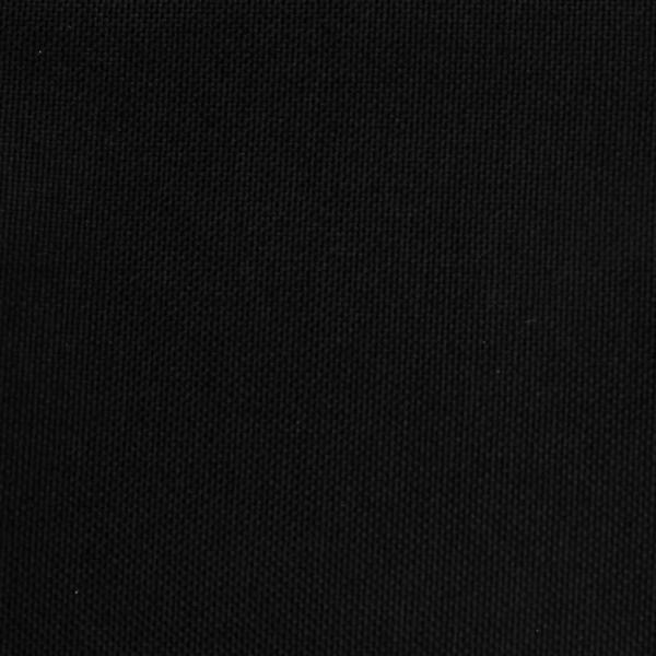Relaxsessel mit Hocker Schwarz Stoff