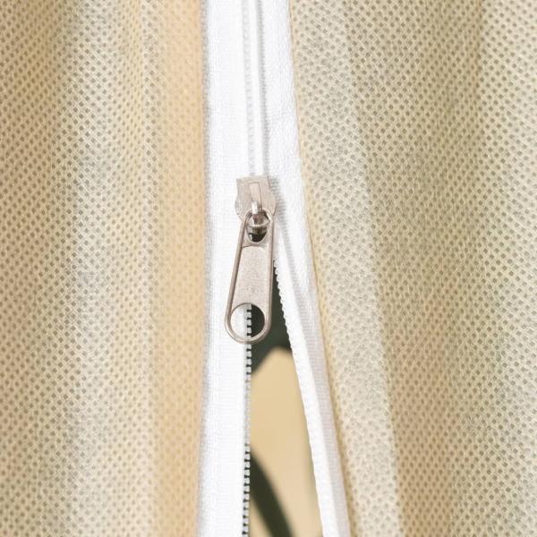 Wintervlies mit Reißverschluss 4 Stk. 70 g/m² 1,55x1,55 m