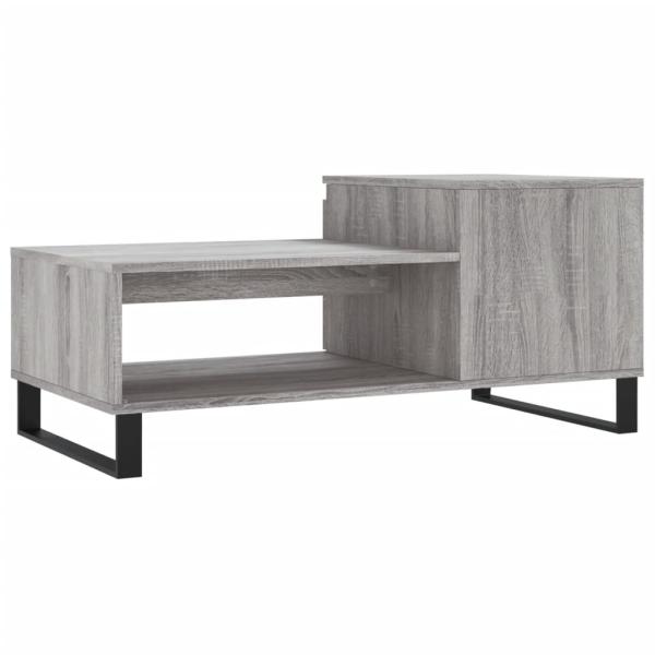 Couchtisch Grau Sonoma 100x50x45 cm Holzwerkstoff