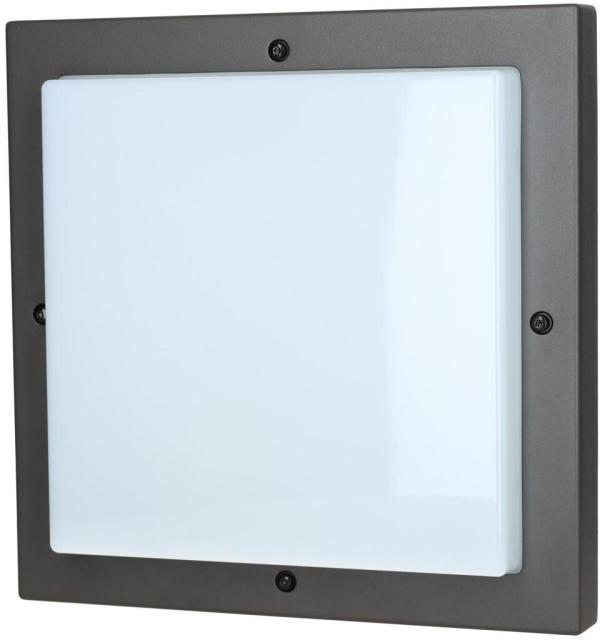 SG Leuchten Basso Wandleuchte, 2xE27, max.33W, IP65, Graphit/Opal (623197)