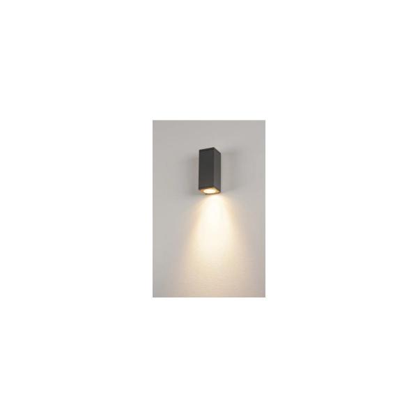 SLV THEO WALL Outdoor Wandleuchte, QPAR51, eckig, anthrazit, max. 35W (229525)