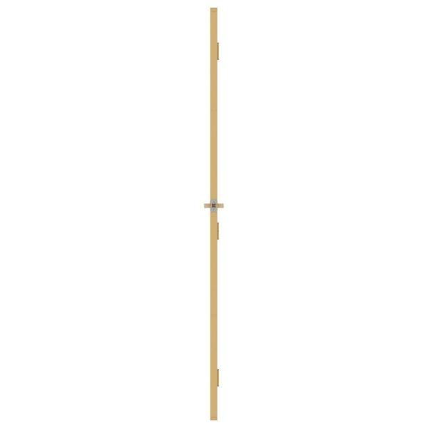 Innentür Schlank Golden 83x201,5 cm Hartglas und Aluminium