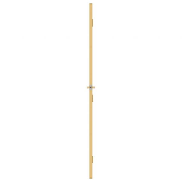 Innentür Schlank Golden 93x201,5 cm Hartglas und Aluminium