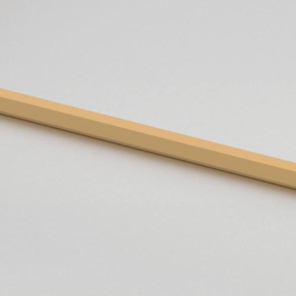 Innentür Schlank Golden 76x201,5 cm Hartglas und Aluminium