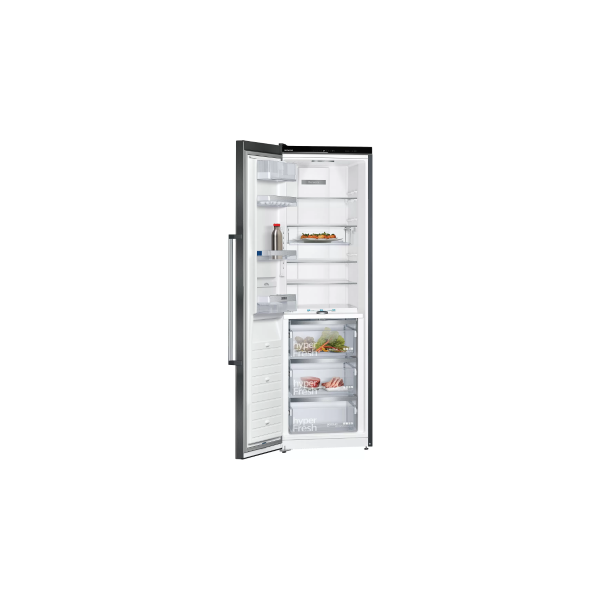 Siemens KS36FPXCP iQ700 Standkühlschrank, 60cm breit, 309L, no Frost, LED-Licht, superCooling, schwarz
