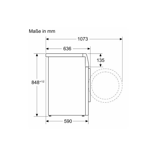 Siemens WG44G2140 iQ500 9kg Frontlader Waschmaschine, 59,8cm breit, 1400U/min, Nachlegefunktion, Beladungssensor, waterPerfect Plus, weiß