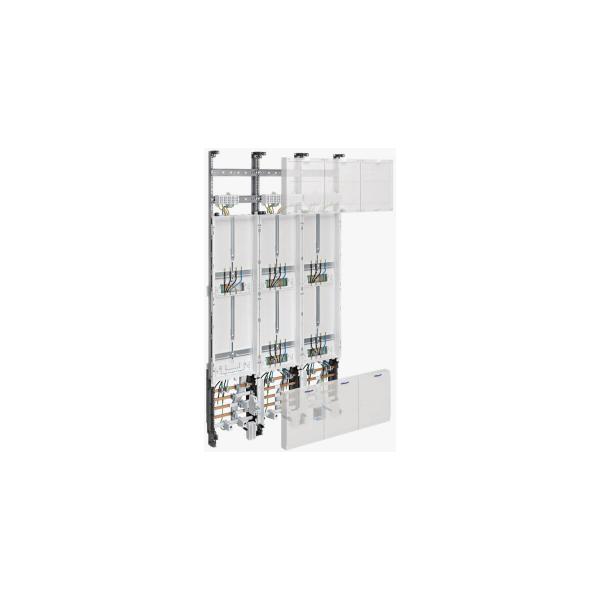 ARDEBO.de Hager ZL51X6N Komplettfeld, universZ, 1350mm, 5 Zählerplätze/SG, 3-feld, Ausführung Thüringen