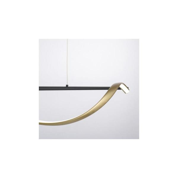 Paul Neuhaus Q-SWING LED Pendelleuchte, Smart Home, messing, anthrazit (2385-13)