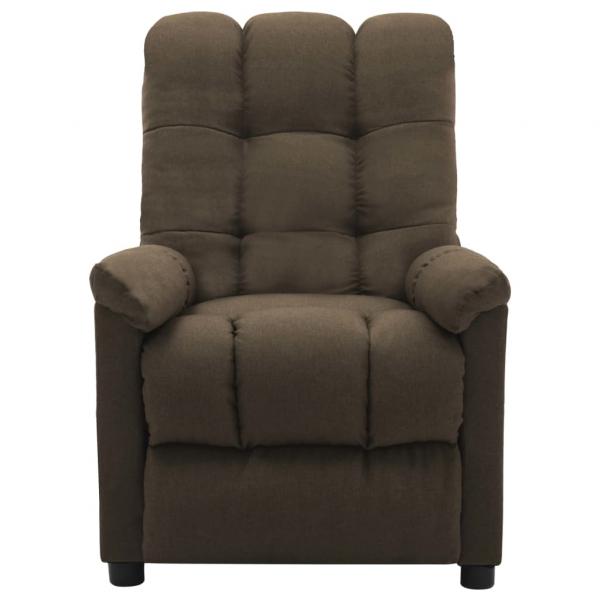 Relaxsessel Braun Stoff