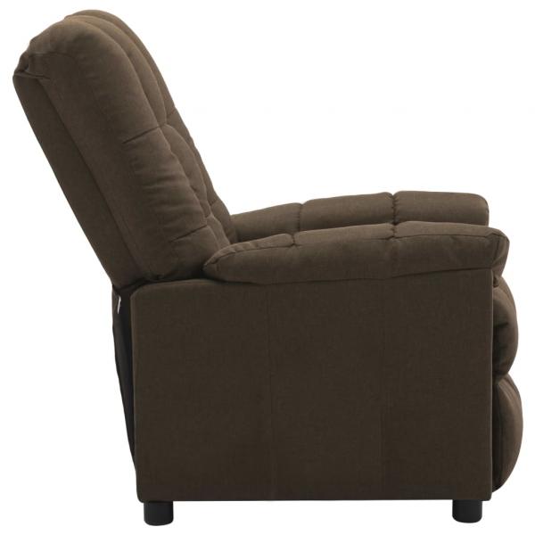Relaxsessel Braun Stoff