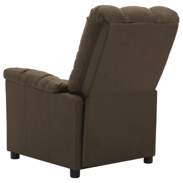 Relaxsessel Braun Stoff